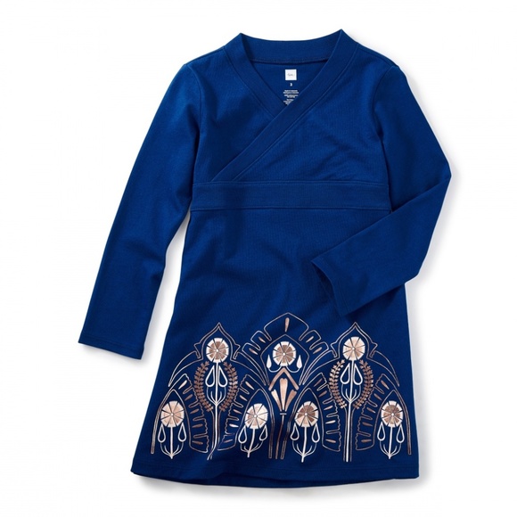 Tea Collection Other - NWT Tea Collection Merchant City Wrap Neck Dress 5